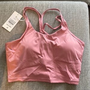 Halara- NEW- Cloudful Air Double Straps Crisscross Cropped Yoga Tank Top